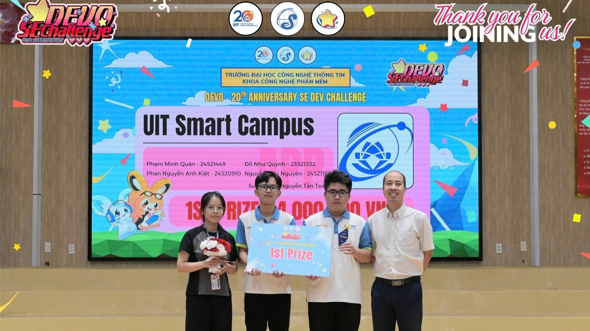 Giải nhất cuộc thi lập trình ứng dụng Devo Challenge